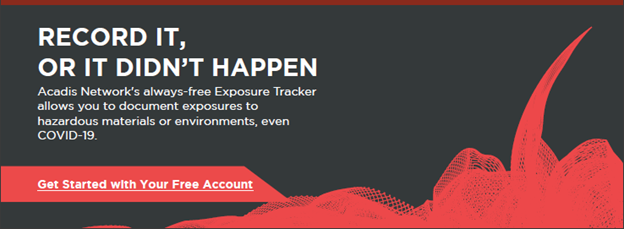 Record it, or it didn’t happen. Get started with Acadis Network Exposure Tracker
